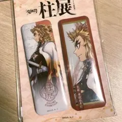 鬼滅の刃 スクエア缶バッジコレクション 煉獄杏寿郎 鬼滅の刃 - 鬼滅の刃☆煉獄杏寿郎スクエア缶バッジ：縦4.5×横7㎝：横顔