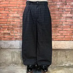 90s TOMMY HILFIGER チノパン チェック ワイド baggy