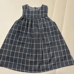 agabang チェック柄 ノースリーブ ワンピース