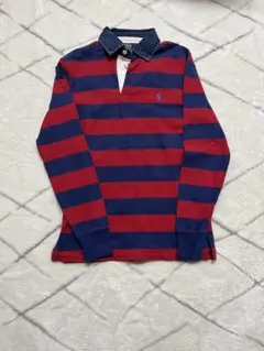 Polo by Ralph Lauren スリムフィット ポロシャツ S 赤と紺