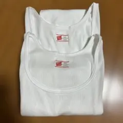 Hanes ホワイト タンクトップ LLサイズ 2枚セット