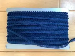 SALE1巻16.2ｍ♪ミニポンポンブレード♪ネイビー