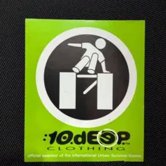 90's 10DEEP ステッカー ストリートブランド green