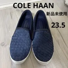 コールハーン グランドプロ レザースリッポン 23.5cmUS6.5イントレ新品