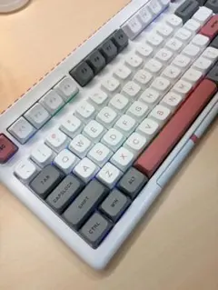 EPOMAKER BRICK87 白 Gateron黄軸 付属品完備 US配列