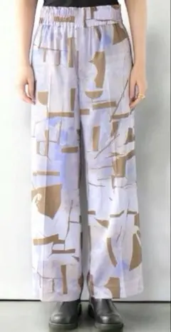 ジャーナルスタンダード アブストラクトペイントパンツ　38