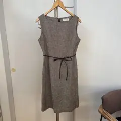 Aylesbury レトロノースリーブひざ丈ワンピース