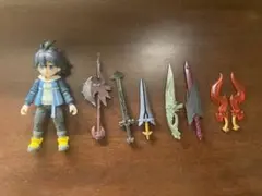 ガシャポンクエスト　少年と武器セットのサムネイル