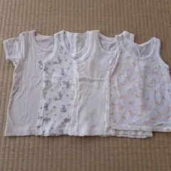 ベビー肌着 女の子 4枚セット