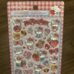【正規品】新品未使用　ボンボンドロップシール　サンリオ　キティ　レッド　第二弾