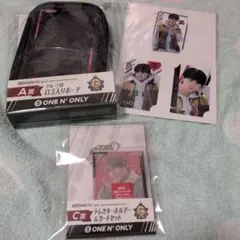 EBiDANくじ　ポーチ トレカキーホルダー　クリアカード ワンエン ②