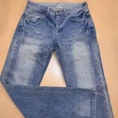 ライトブルー ストレートデニム