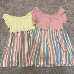 キッズ服 ワンピース お揃い