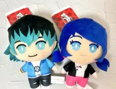 ミラキュラスレディバグ＆シャノワール デフォルメぬいぐるみ 2種セット ルカマリ