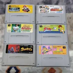 【ジャンク】⑫ スーパーファミコンソフト 6本セット