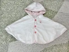 ミキハウス　薄手ポンチョ　70-90cm