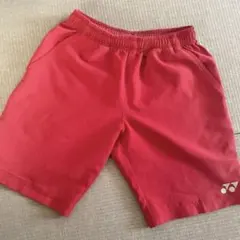 YONEX ハーフパンツ レッド