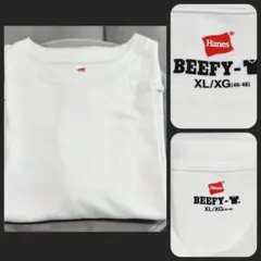 Hanes BEEFY-T Tシャツ ホワイト XLのサムネイル