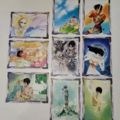 いのまたむつみ　風の大陸　イラスト　カード　15枚まとめ売り いのまたむつみ風の大陸イラストカード15枚まとめ売り
