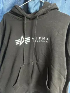 ALPHA INDUSTRIES ブラックパーカー Mのサムネイル