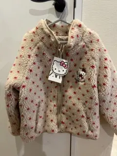 ZARA Kids ハローキティ　サンリオ　ボアジャケット　116サイズ