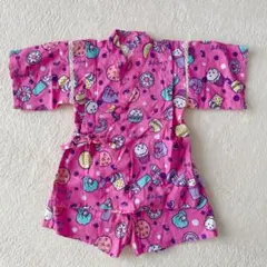 キッズ　甚平　女の子　セパレート　90cm