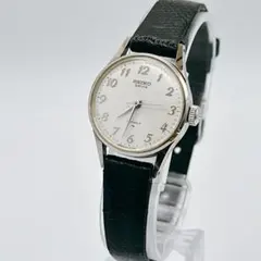 稼働品　セイコー　SEIKO サルビア　手巻き　腕時計　レディース　シルバー セイコー・サルビア・昭和40年代婦人用手巻き・小さくてお洒落な時計