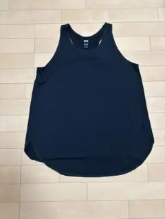 UNIQLO AIRism ノースリーブTシャツ XL 黒