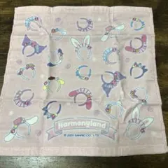 ハーモニーランド アイスフル ビンゴゲーム参加賞ハンドタオル カチューシャ柄