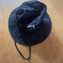 Stussy KAVU コラボ ハット 黒 ステューシー アウトドア中古