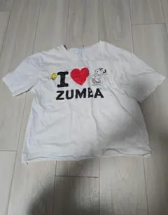 I LOVE ZUMBA Tシャツ スヌーピーXS/S