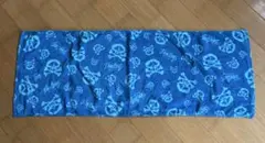 ブルークロス　スカル柄 フェイスタオル ブルーのサムネイル