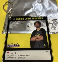 群馬クレインサンダーズ　SNS風アクリルキーホルダーハロウィン　#15AJエドゥ