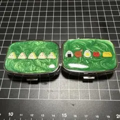 おにぎりデザイン サンドイッチ　マルチケース　ハンドメイド　ピルケース