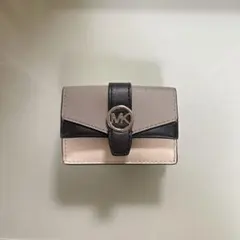 Michael Kors 三つ折り財布 グレー/ブラック/ベージュ