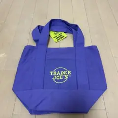 TRADER JOE'S 紫 トートバッグ
