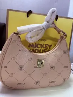 ［新品］Disney ロッツォ ショルダーバッグ ピンクのサムネイル