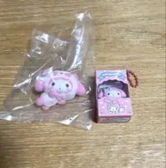 マイメロディ マスコット、キーホルダー 2点セット