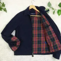 ポロラルフローレン　ドリズラージャケット　ポニーロゴ　チェック　コットン　S～M