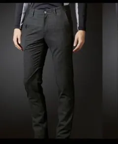 美品！デサントゴルフ　TRミックスストレッチグレンチェック起毛パンツ