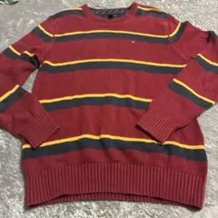 TOMMY HILFIGER ストライプセーター Mサイズ