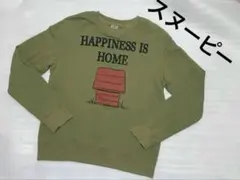 ユニクロ スヌーピーPEANUTS スウェットプルオーバートレーナー S