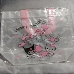新品 サンリオ サンリオキャラクターズ 非売品 ノベルティ ビニールバッグ