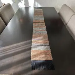 裂き織りテーブルセンター　昭和レトロ 裂き織りのテーブルセンター | iichi 日々の暮らしを心地よくする