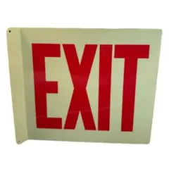 EXIT 立体看板 TIN SIGN アメリカン 店舗やオフィス等に◎蓄光