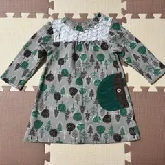 RAG MART ワンピース　裏起毛　90cm