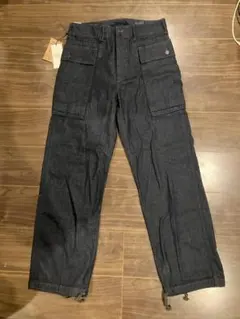 激レア RRL ビンテージ加工 デニムカーゴパン カーゴトラウザーズ ／ ワークパンツ ペインターパンツ トラッカー LVC  90s RRL RALPHLAUREN ダブルアールエル デニム カーゴパンツ 三ツ星