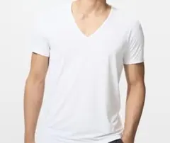 UNIQLO エアリズムＶネックT 白