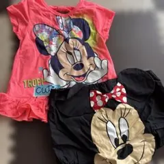 ミニーマウス Tシャツ・ショートパンツセット