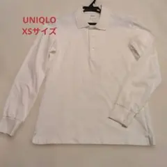UNIQLO AIRism 長袖ポロシャツ XS ホワイト